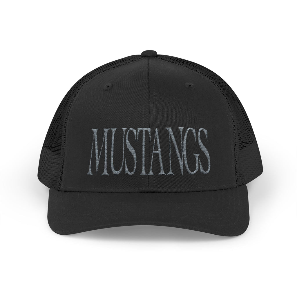 Embroidered Mustangs Trucker Hat