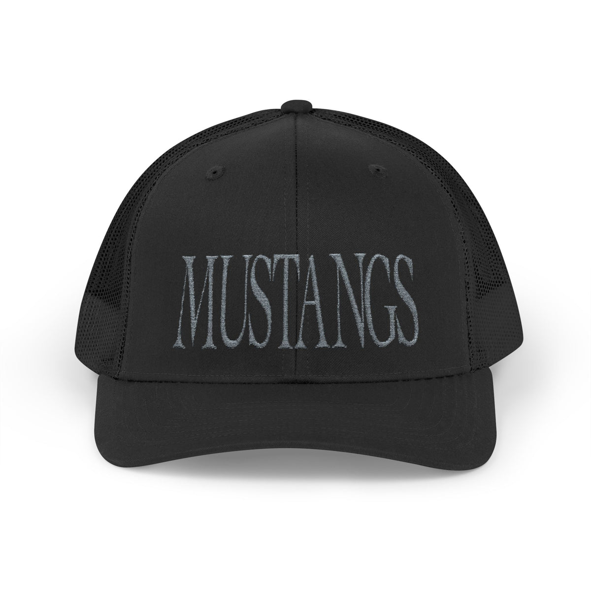 Embroidered Mustangs Trucker Hat