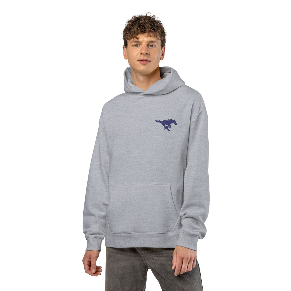 Embroidered Mustang AS Colour Hoodie