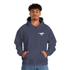 Embroidered Mustang Heavy Blend™ Hoodie