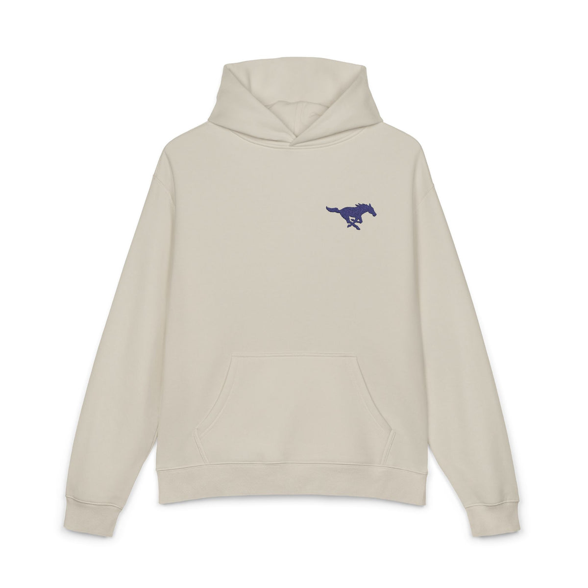 Embroidered Mustang AS Colour Hoodie