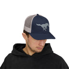 Embroidered Snapback Trucker Hat with horse