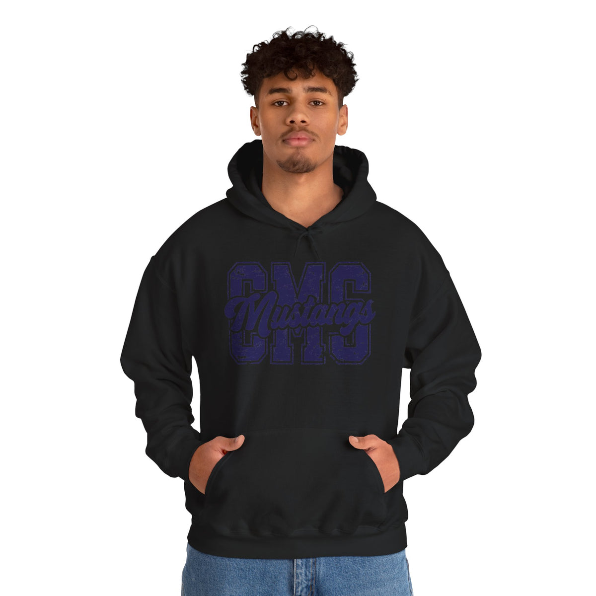 CMS Mustangs Hooded Sweatshirt