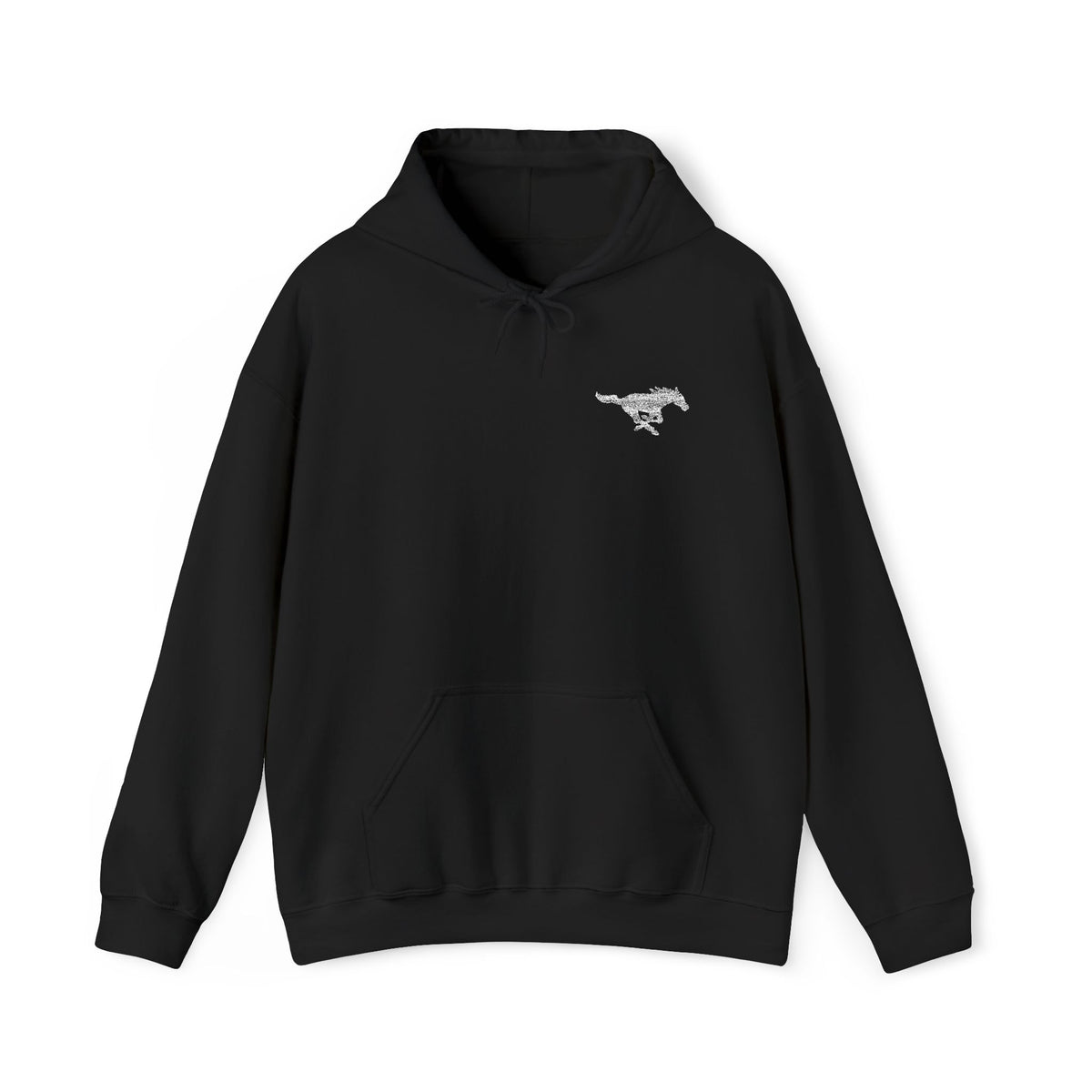 Embroidered Mustang Heavy Blend™ Hoodie