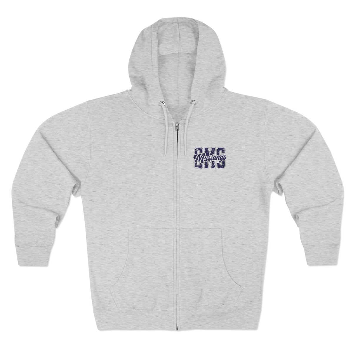 CMS Mustangs Zip Hoodie