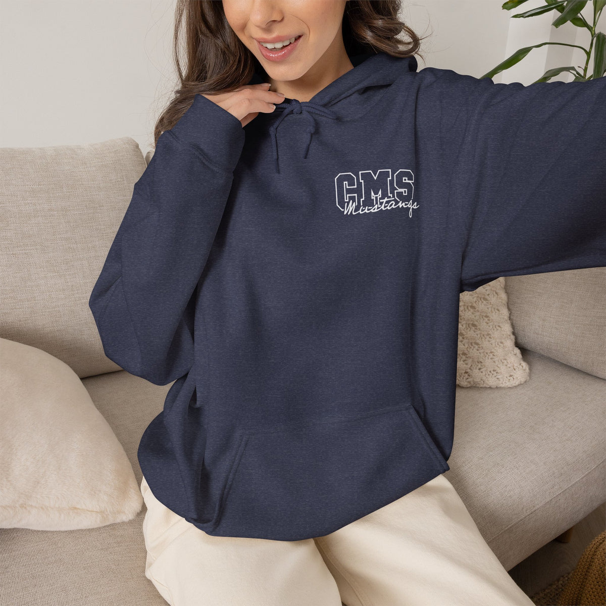 CMS Hoodie front and back