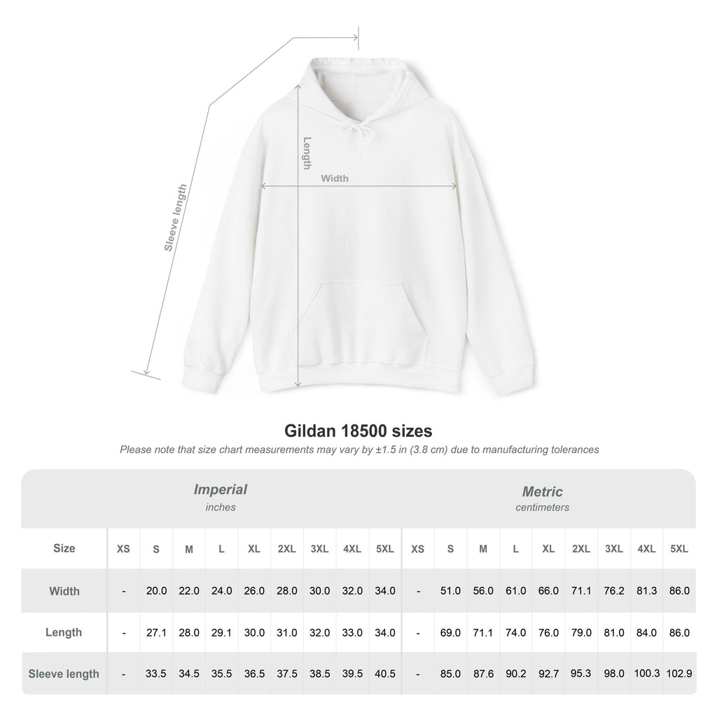 Embroidered Mustang Heavy Blend™ Hoodie