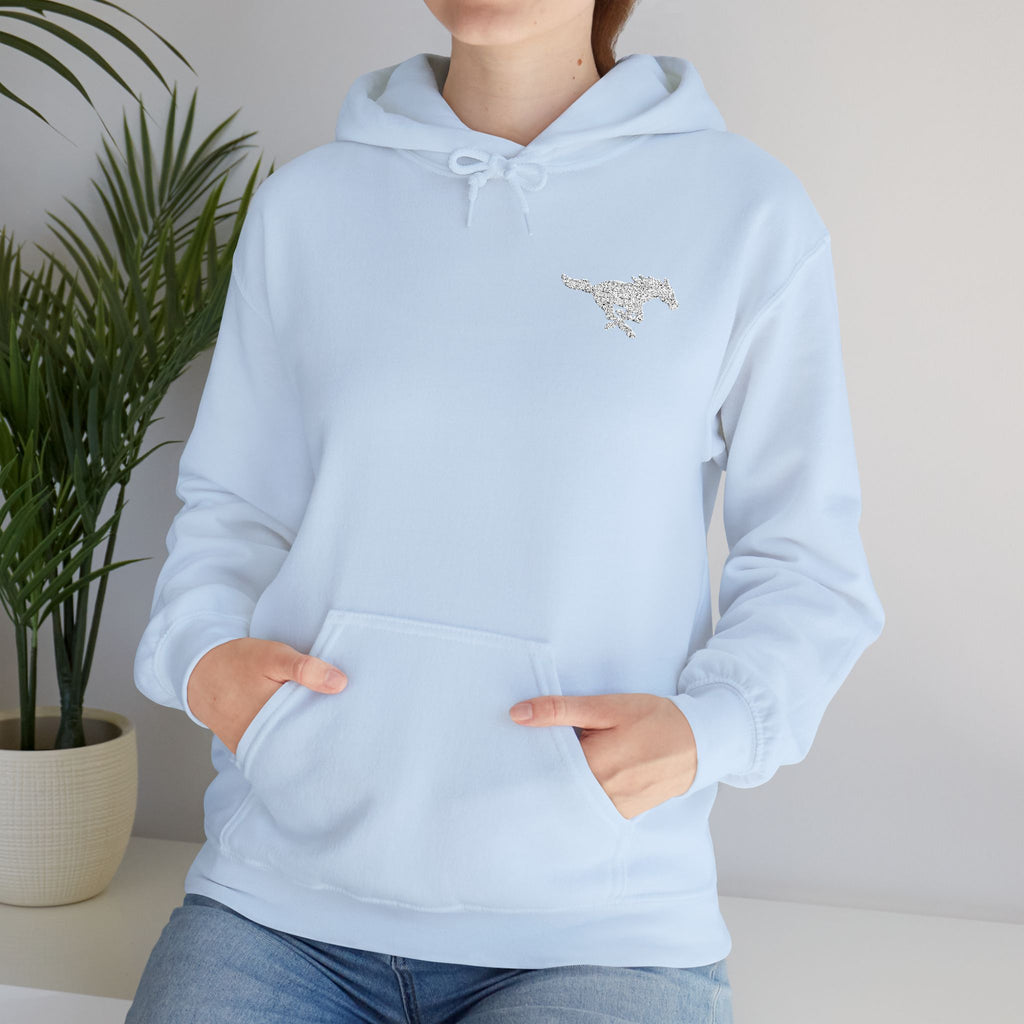 Embroidered Mustang Heavy Blend™ Hoodie