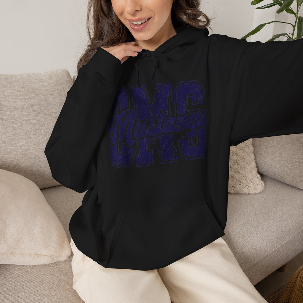 CMS Mustangs Hooded Sweatshirt