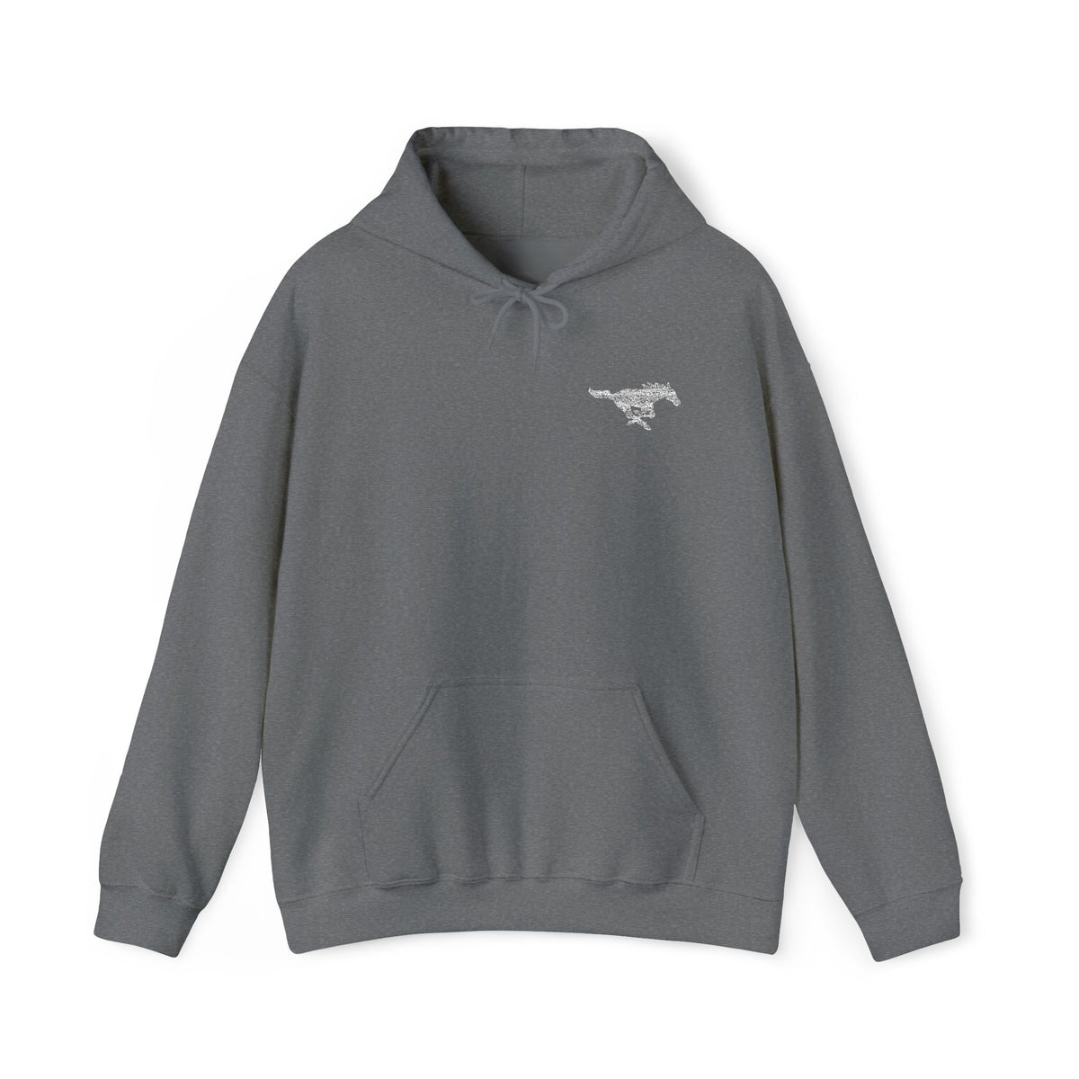 Embroidered Mustang Heavy Blend™ Hoodie