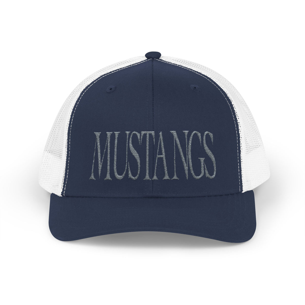 Embroidered Mustangs Trucker Hat