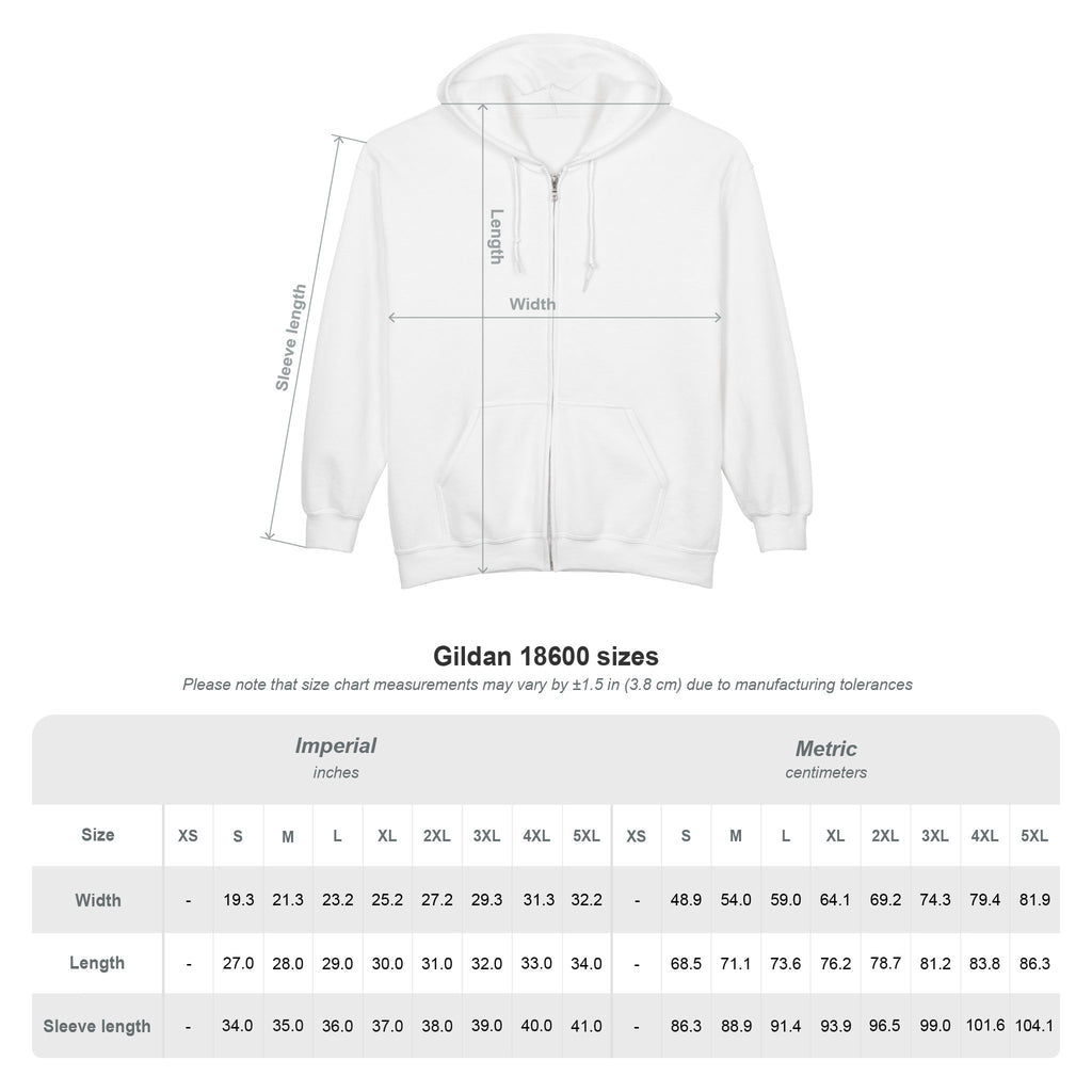 Embroidered White Mustang Full Zip Hoodie