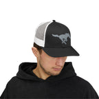 Embroidered Snapback Trucker Hat with horse