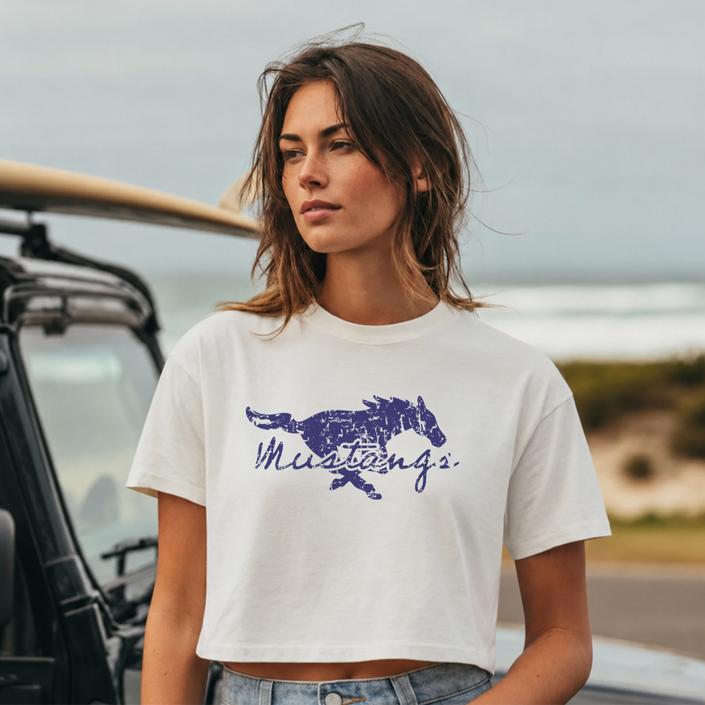 Women's Mustang Crop Tee