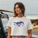 Women's Mustang Crop Tee