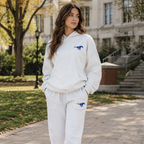 Embroidered Mustang AS Colour Hoodie
