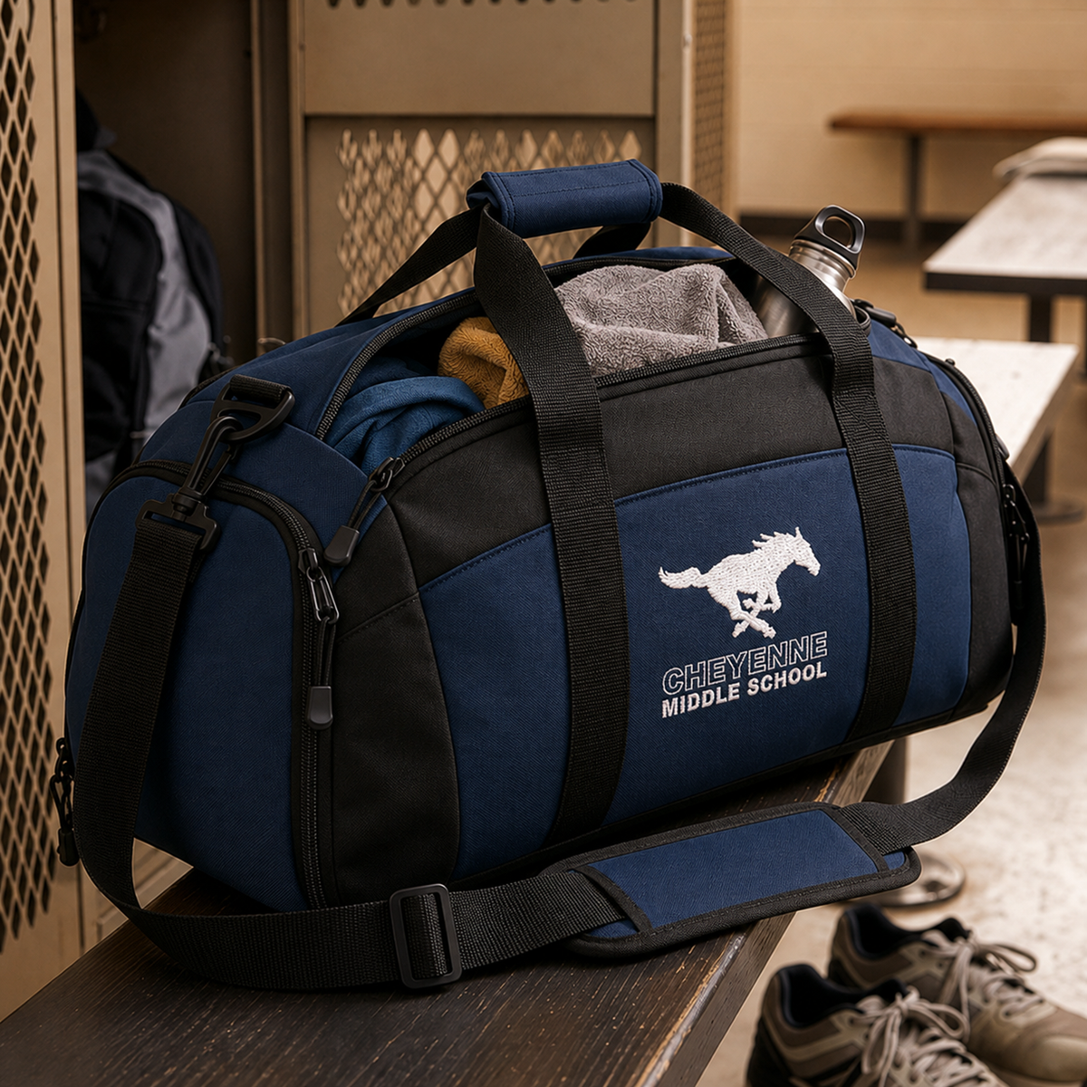 Embroidered CMS Gym Bag