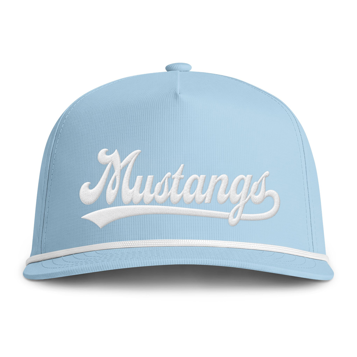Embroidered Mustangs Sunwashed Rope Cap
