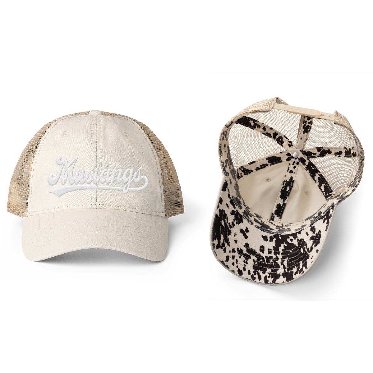 Women's Mustang Washed Mesh-Back Cap