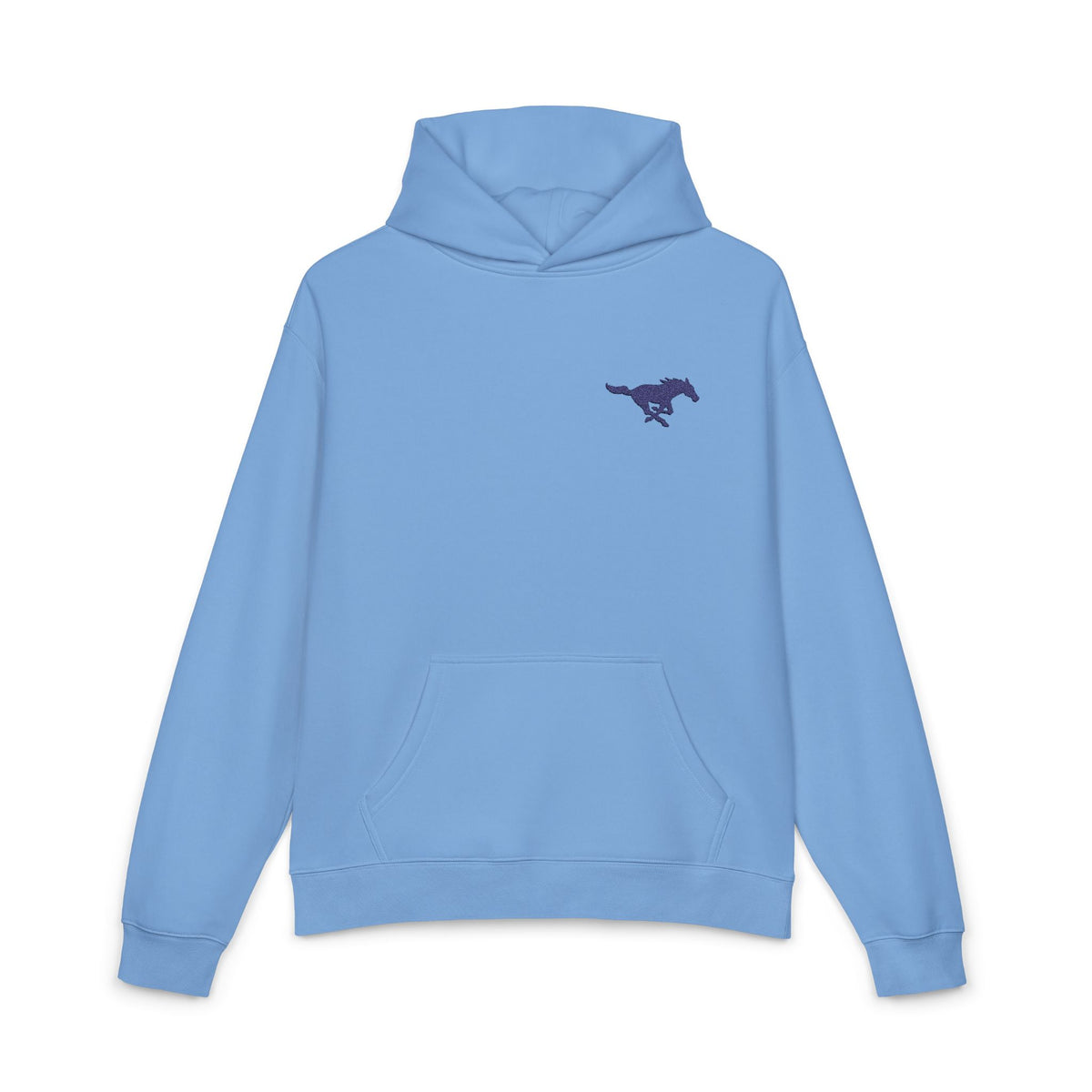 Embroidered Mustang AS Colour Hoodie