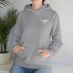 Embroidered Mustang Heavy Blend™ Hoodie