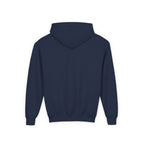 YOUTH Embroidered Blue Mustang Hoodie