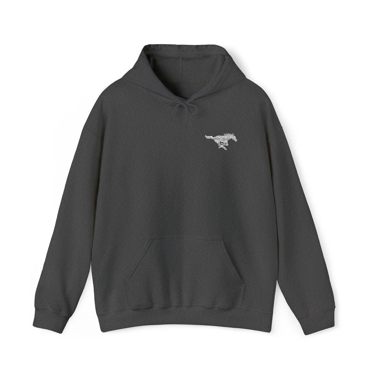 Embroidered Mustang Heavy Blend™ Hoodie