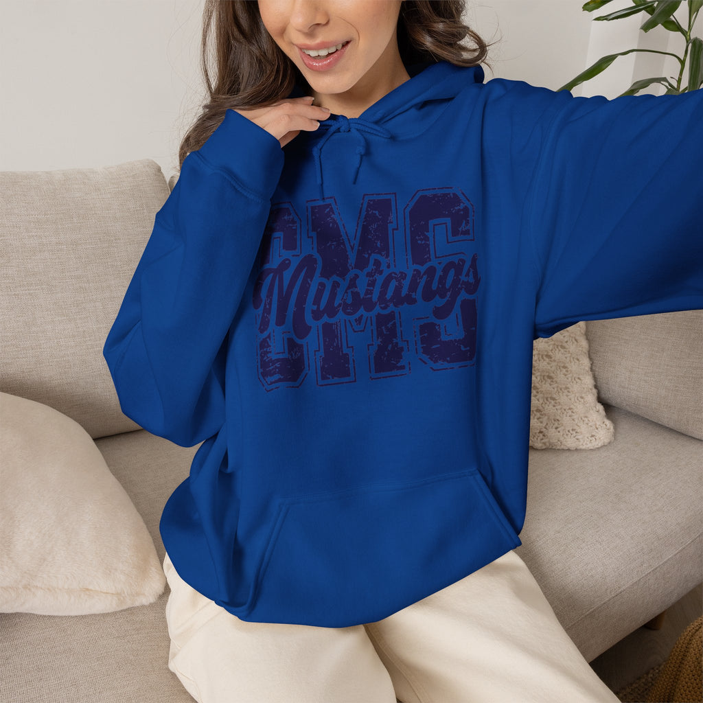 CMS Mustangs Hooded Sweatshirt
