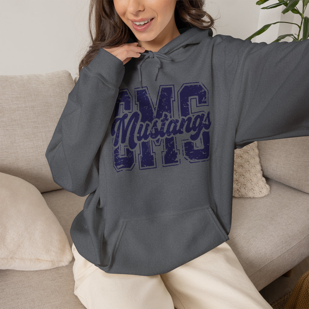 CMS Mustangs Hooded Sweatshirt