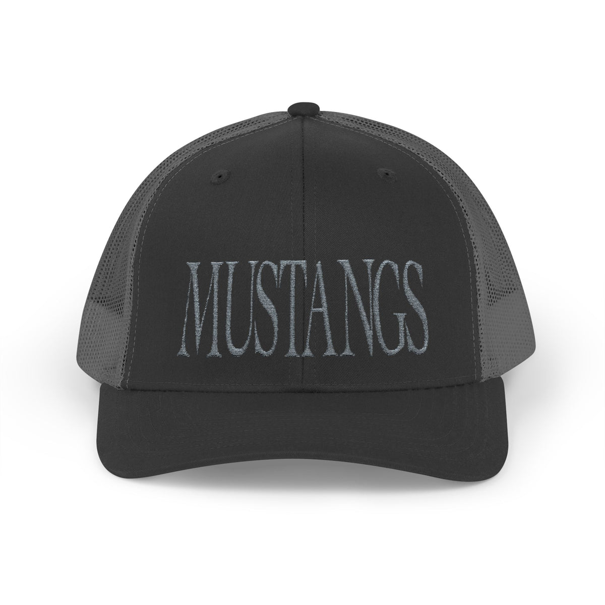 Embroidered Mustangs Trucker Hat