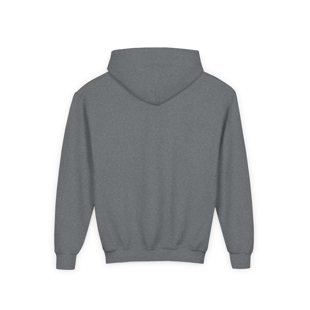 YOUTH Embroidered White Mustang Hoodie