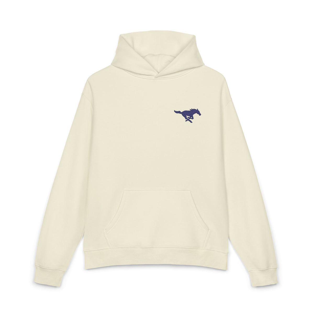Embroidered Mustang AS Colour Hoodie