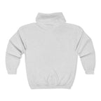 Embroidered Blue Mustang Full Zip Hoodie