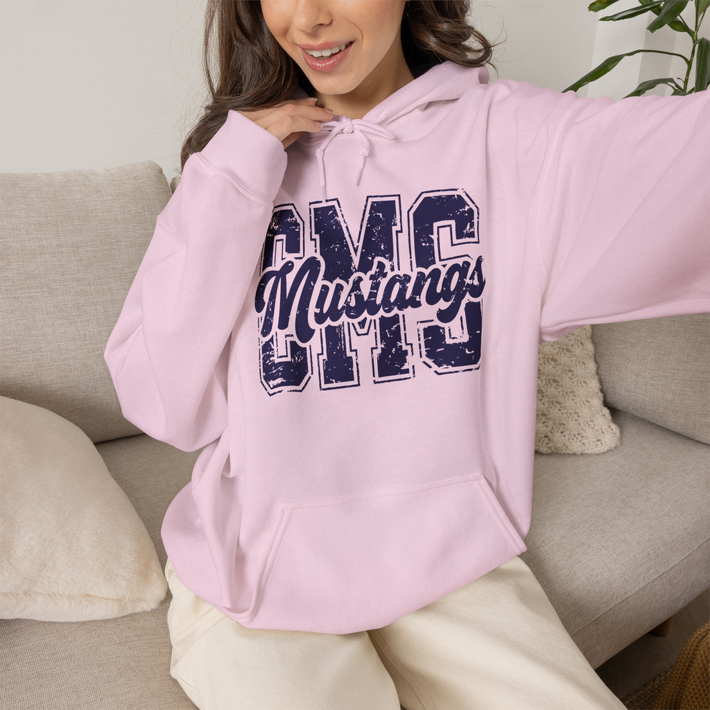 CMS Mustangs Hooded Sweatshirt