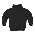 Embroidered White Mustang Full Zip Hoodie
