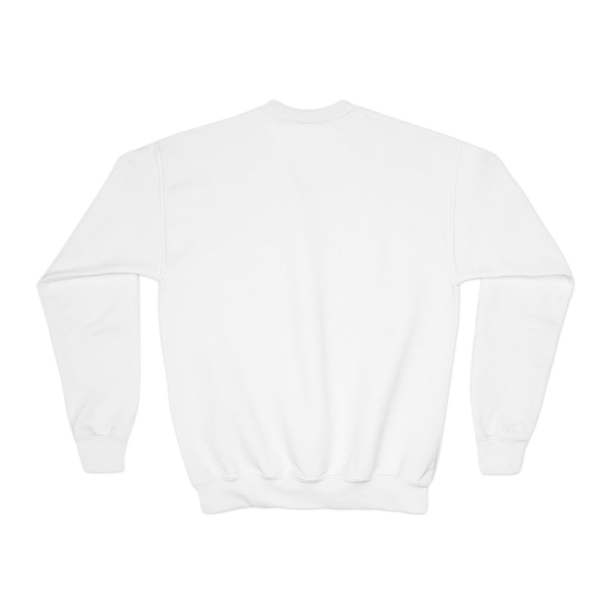 YOUTH Embroidered Blue Mustang Crewneck Sweatshirt