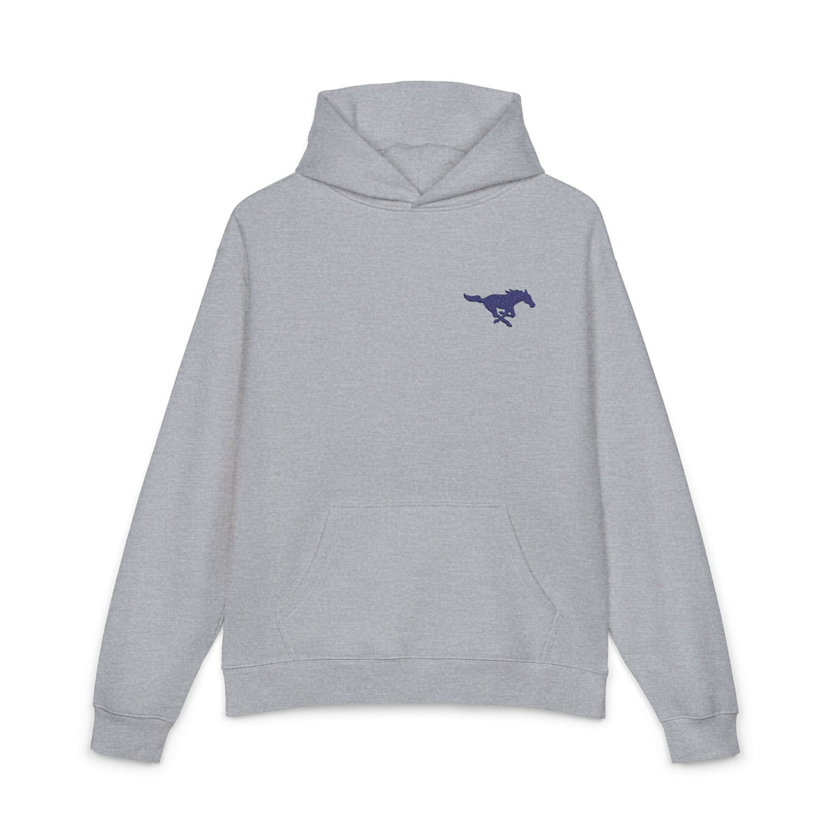 Embroidered Mustang AS Colour Hoodie