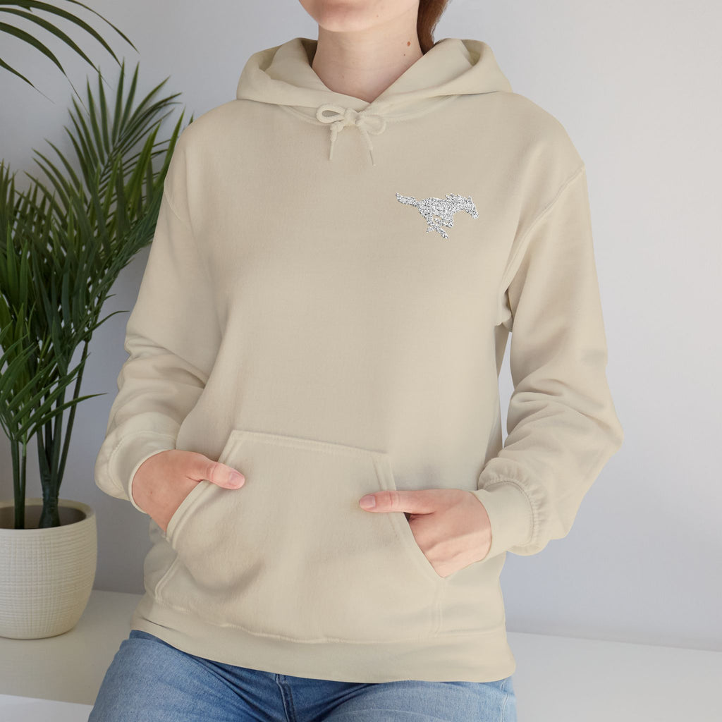 Embroidered Mustang Heavy Blend™ Hoodie