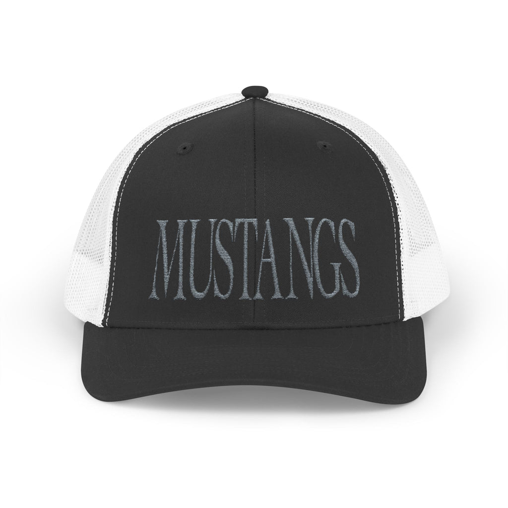 Embroidered Mustangs Trucker Hat