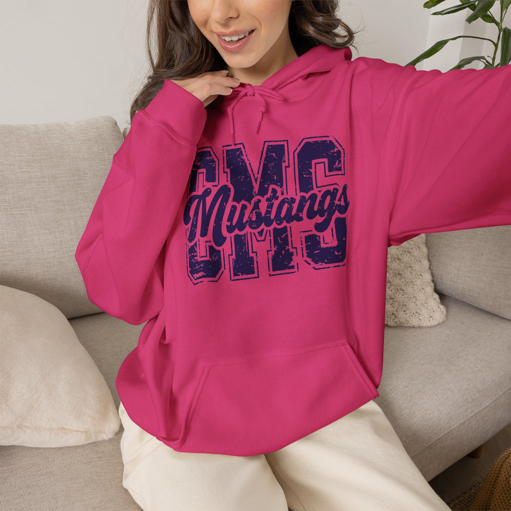 CMS Mustangs Hooded Sweatshirt