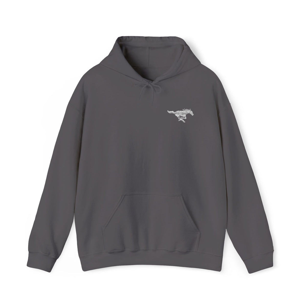 Embroidered Mustang Heavy Blend™ Hoodie