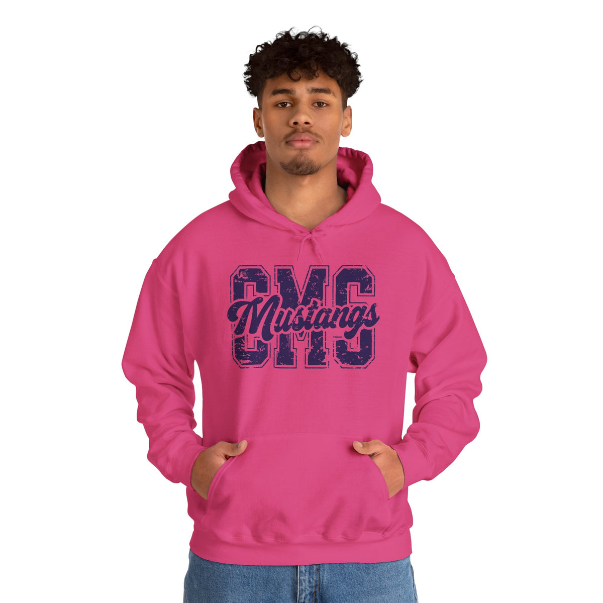 CMS Mustangs Hooded Sweatshirt