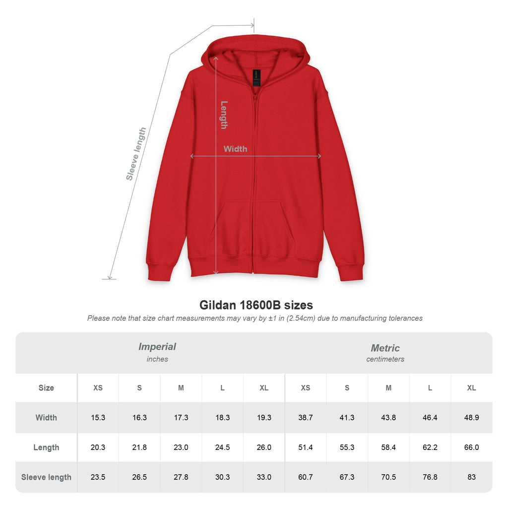 YOUTH CMS Zipped Hoodie