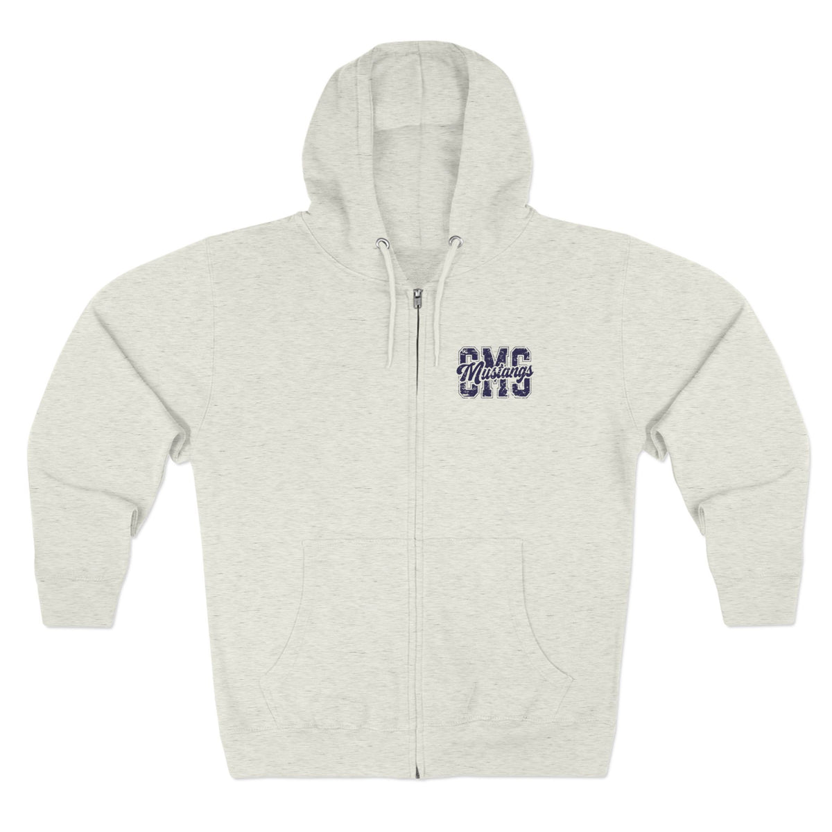 CMS Mustangs Zip Hoodie